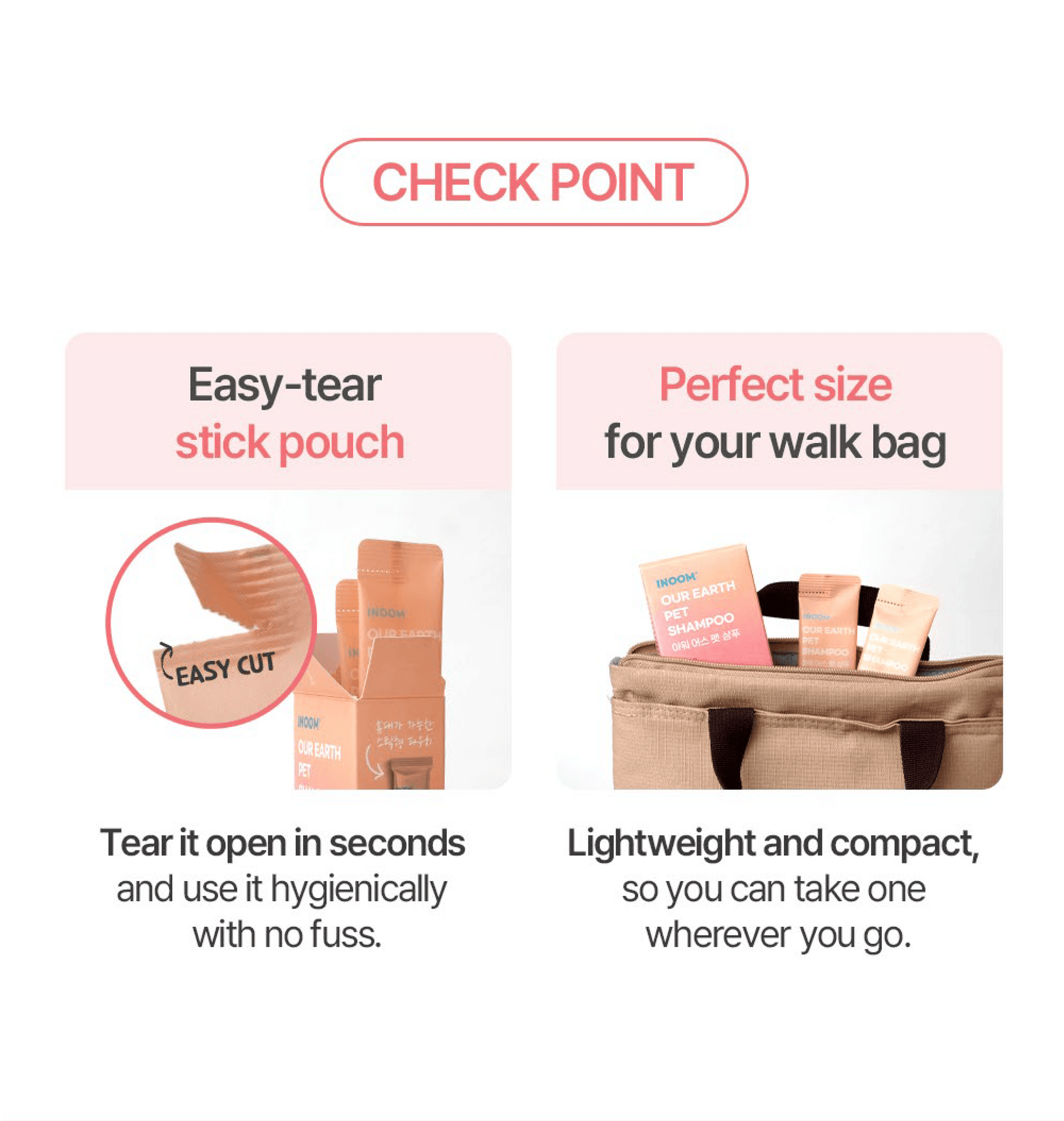 COUTURE SILKY SHAMPOO ポーチ Inoom Pet Travel Pack Combo – Ecomime